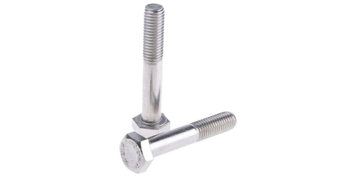 Product image for A2 s/steel hex head bolt M10 x 60mm