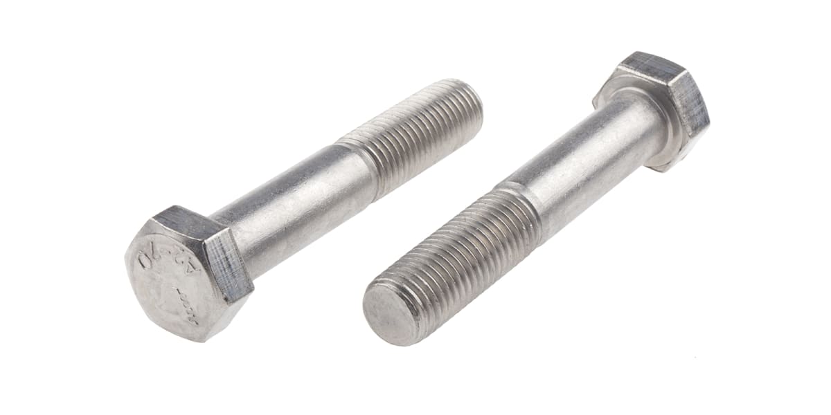 Product image for A2 s/steel hex head bolt M16 x 90mm