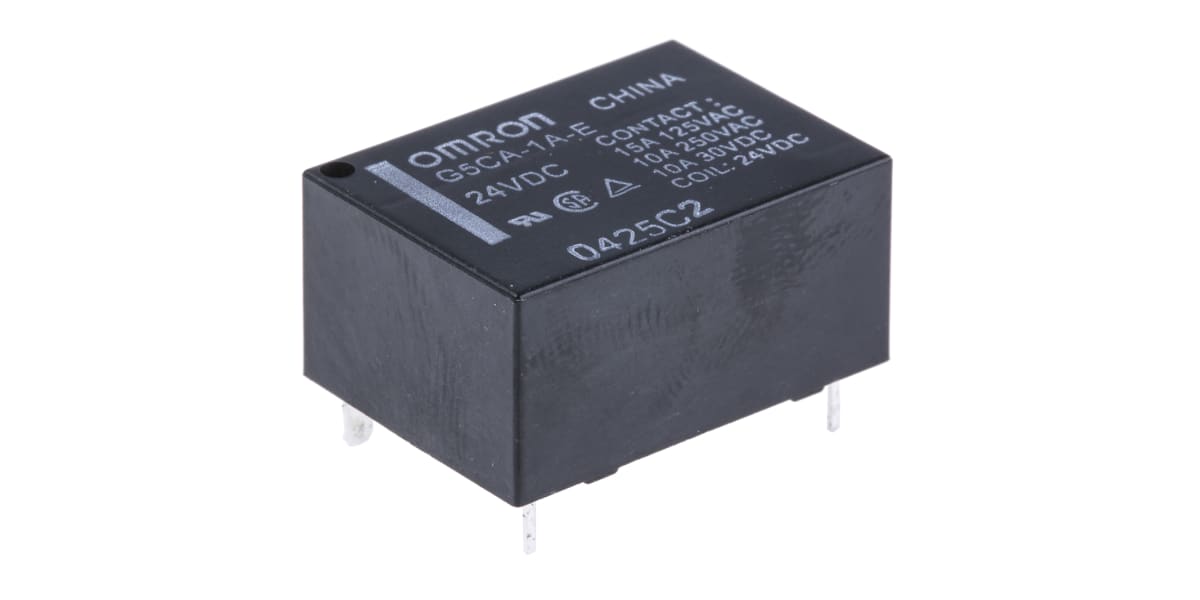 Product image for SPST-NO MIN PCB RELAY,15A 24VDC COIL