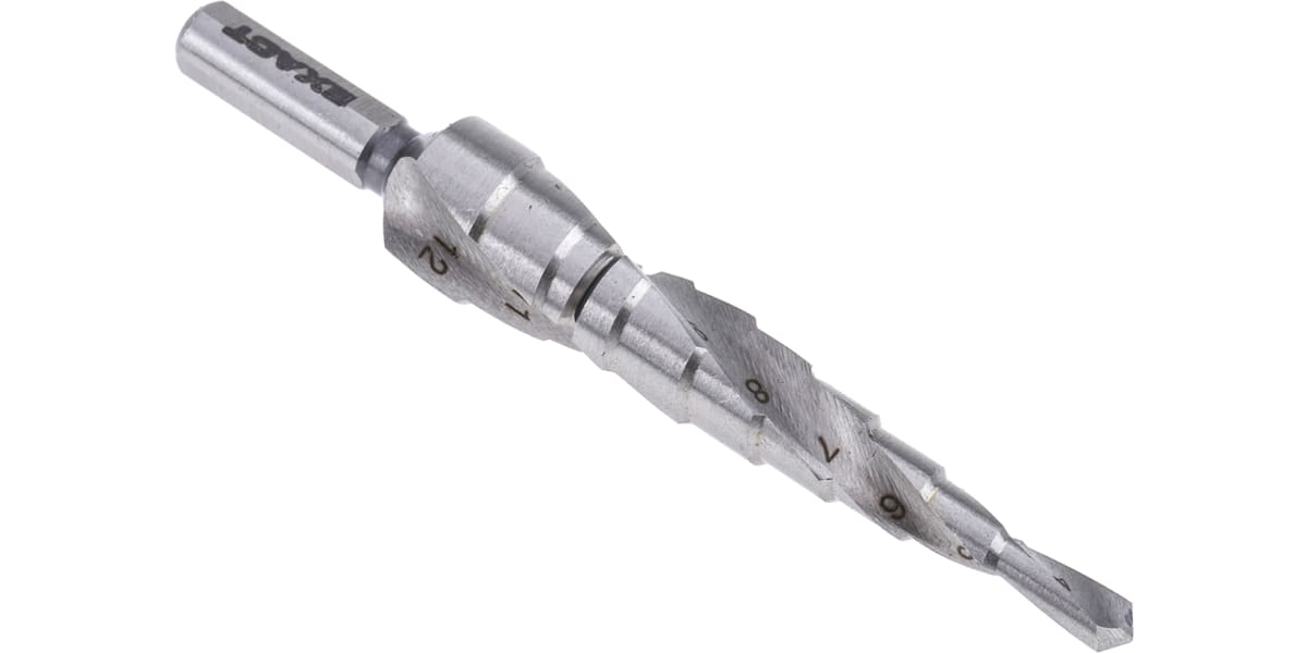 Product image for STEP DRILL HSS 4-12 SPIRAL