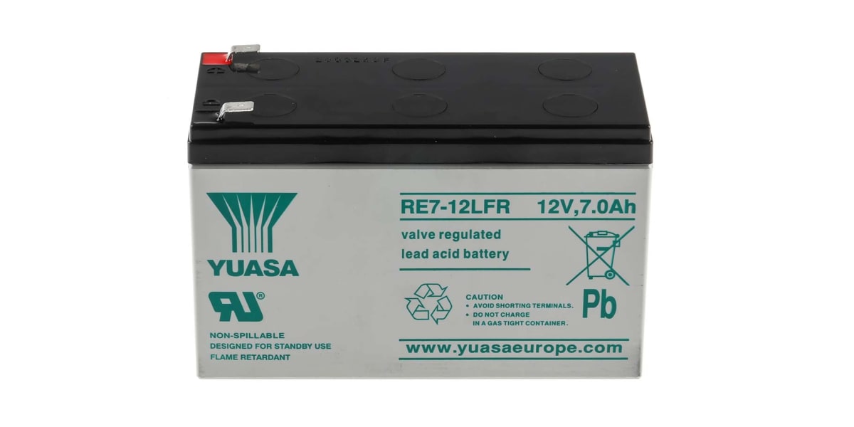 Product image for NPL/RE SEALED LEAD ACID BATTERY,12V 7AH