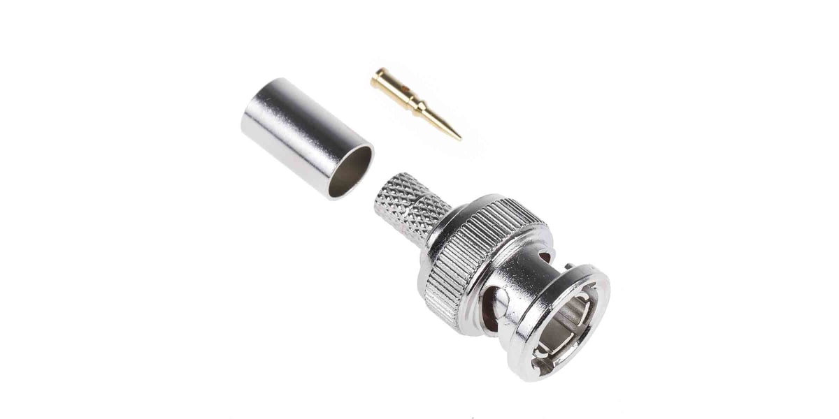 Product image for BNC NI-PL STRAIGHT PLUG, 75 OHM, RG59