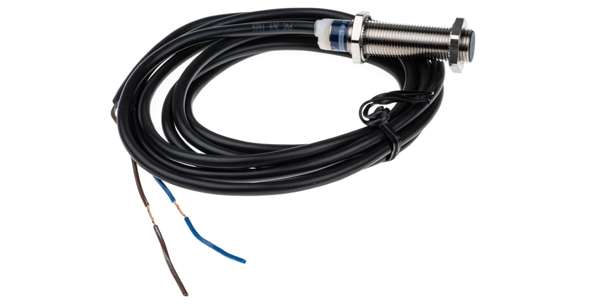 Product image for Telemecanique Sensors M12 x 1 Inductive Sensor - Barrel, NO Output, 2 mm Detection, IP65, IP68, Cable Terminal