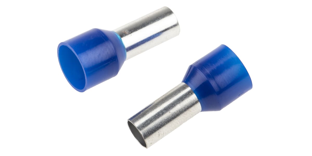 Product image for Blue bootlace ferrule,16mm sq cable