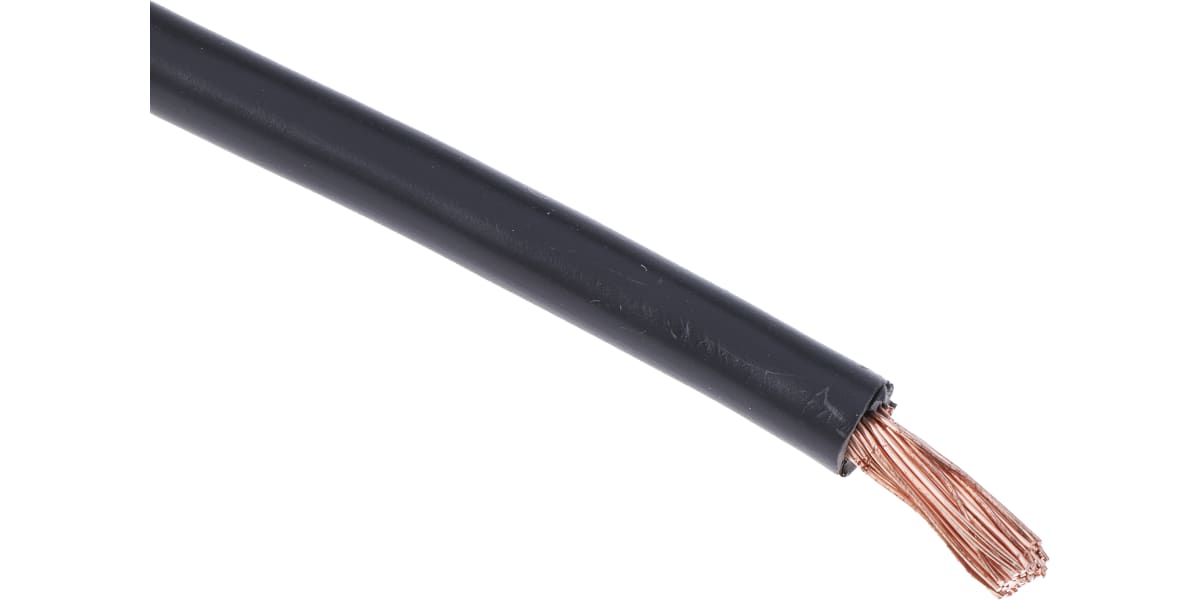 Product image for Black flexible switchgear cable,84/0.3mm