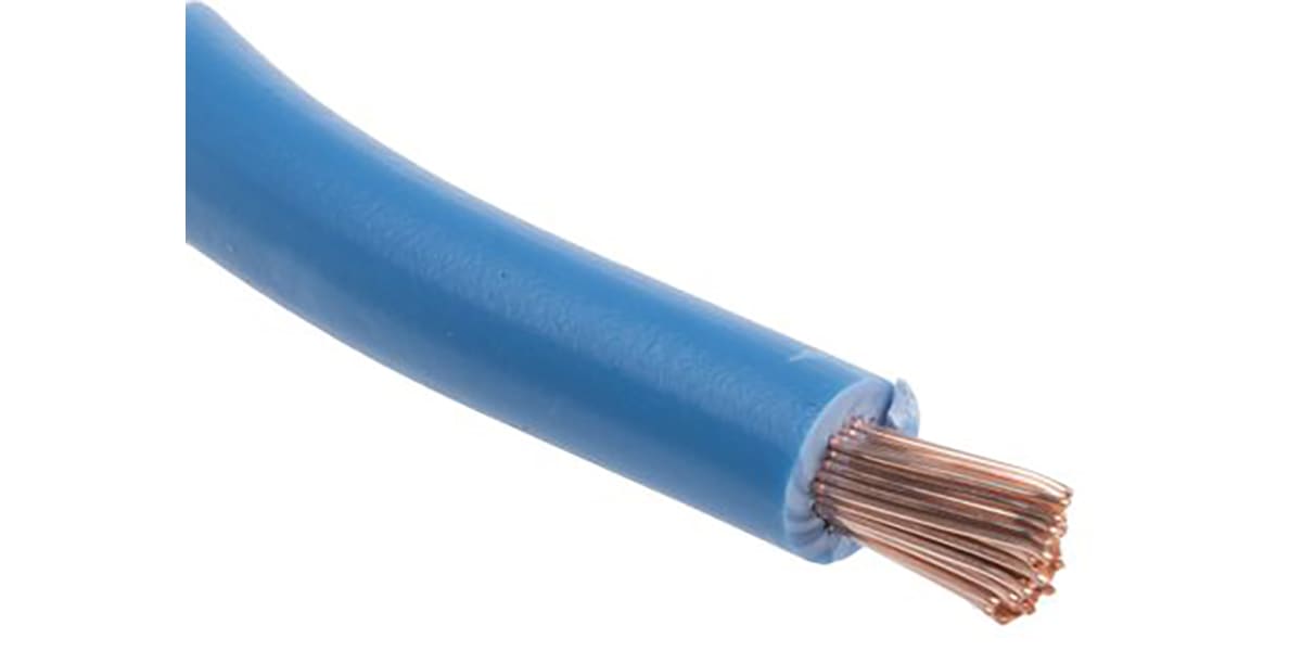 Product image for Blue flexible switchgear cable,84/0.3mm