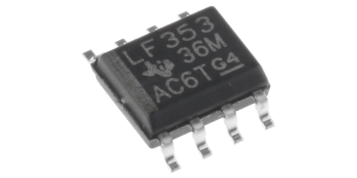 Product image for LF353 DUAL 3MHX 13V/US OP AMP, SOIC8