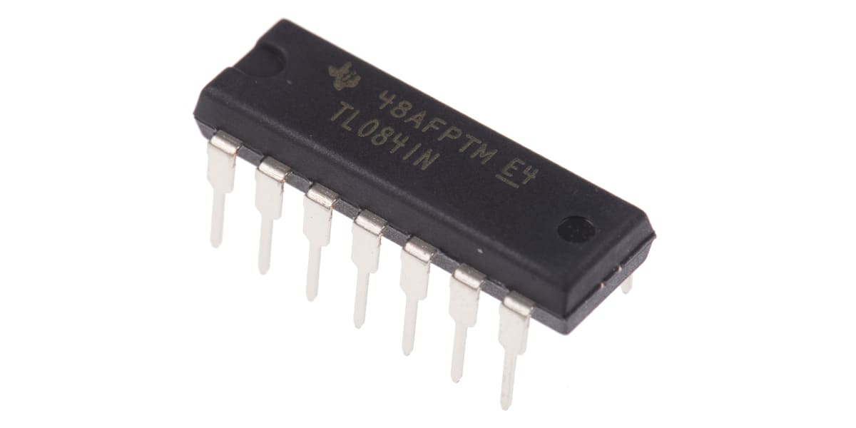 Product image for TL084I QUAD 3MHZ 13V/US OP AMP, DIP14