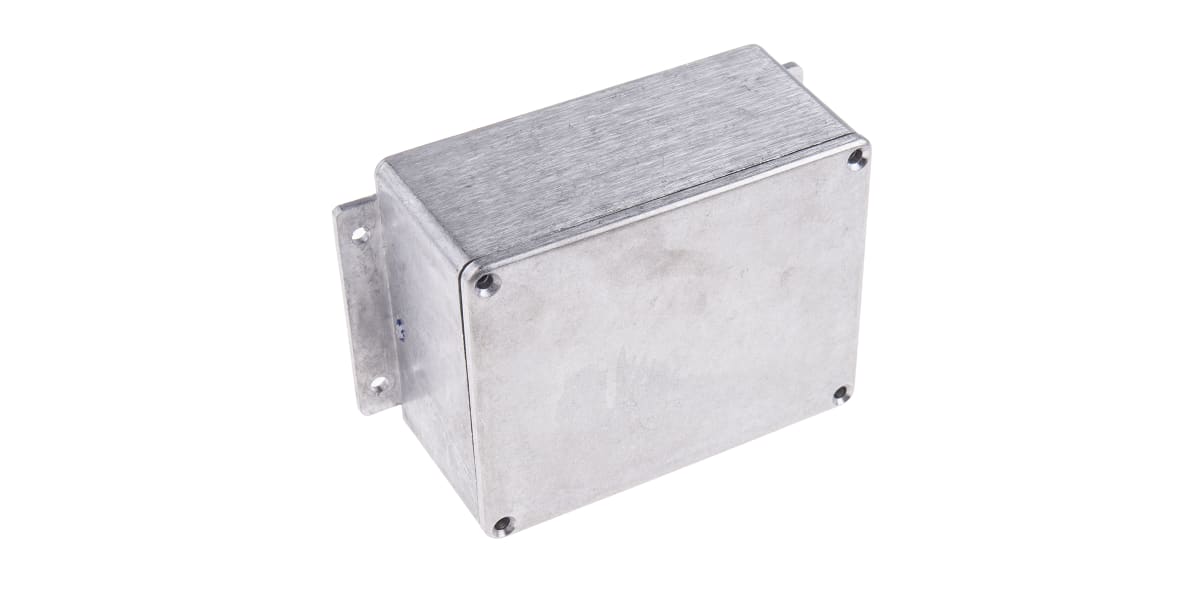 Product image for EMI/RFI flanged Al. box,140x90x55mm