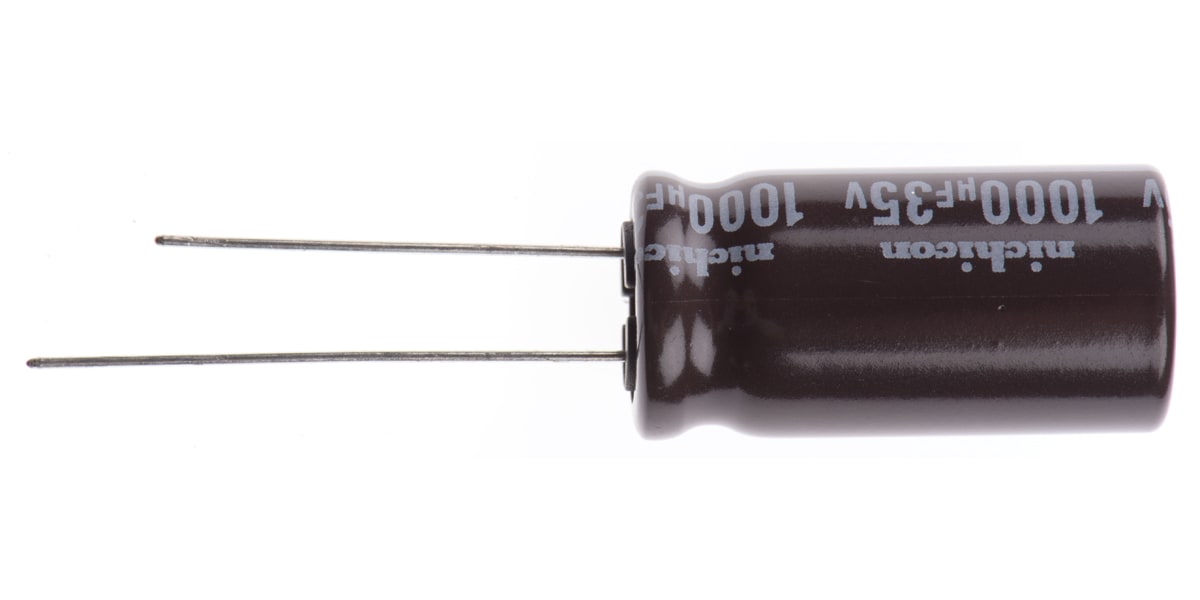 Product image for Nichicon 1000μF Electrolytic Capacitor 35V dc, Through Hole - UPS1V102MHD