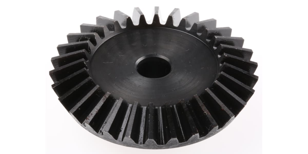 Product image for Gear,bevel,steel,2.0 module,30 teeth