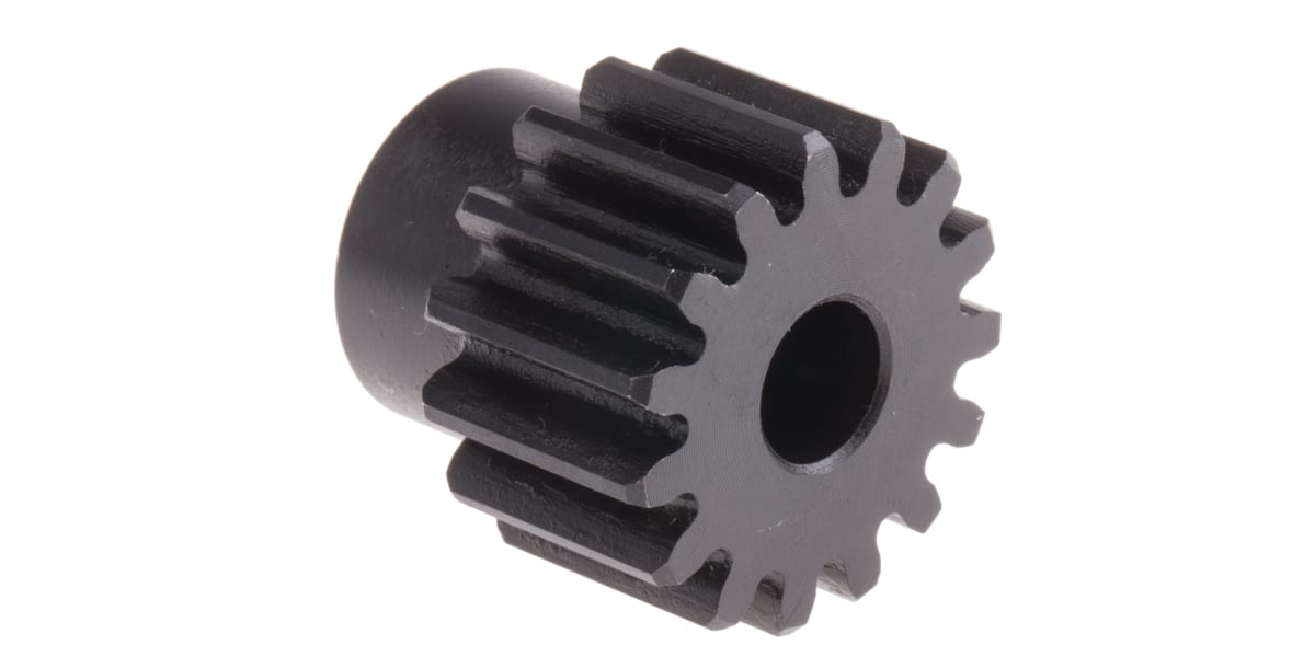 Product image for Gear, spur, steel, 1.5 module, 15 teeth