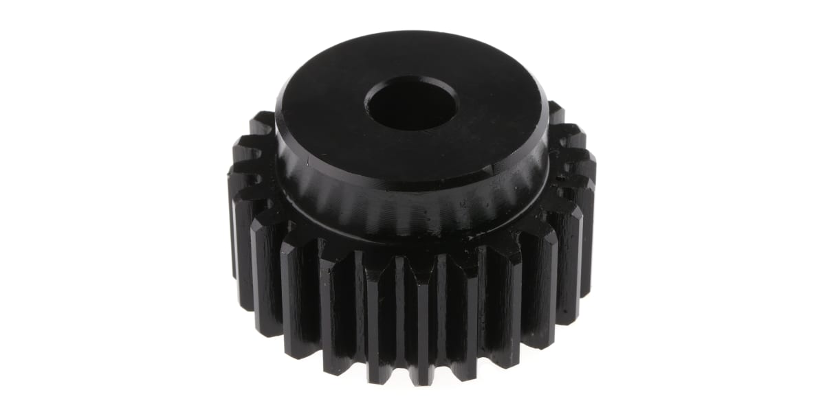 Product image for Gear, spur, steel, 2.0 module, 24 teeth