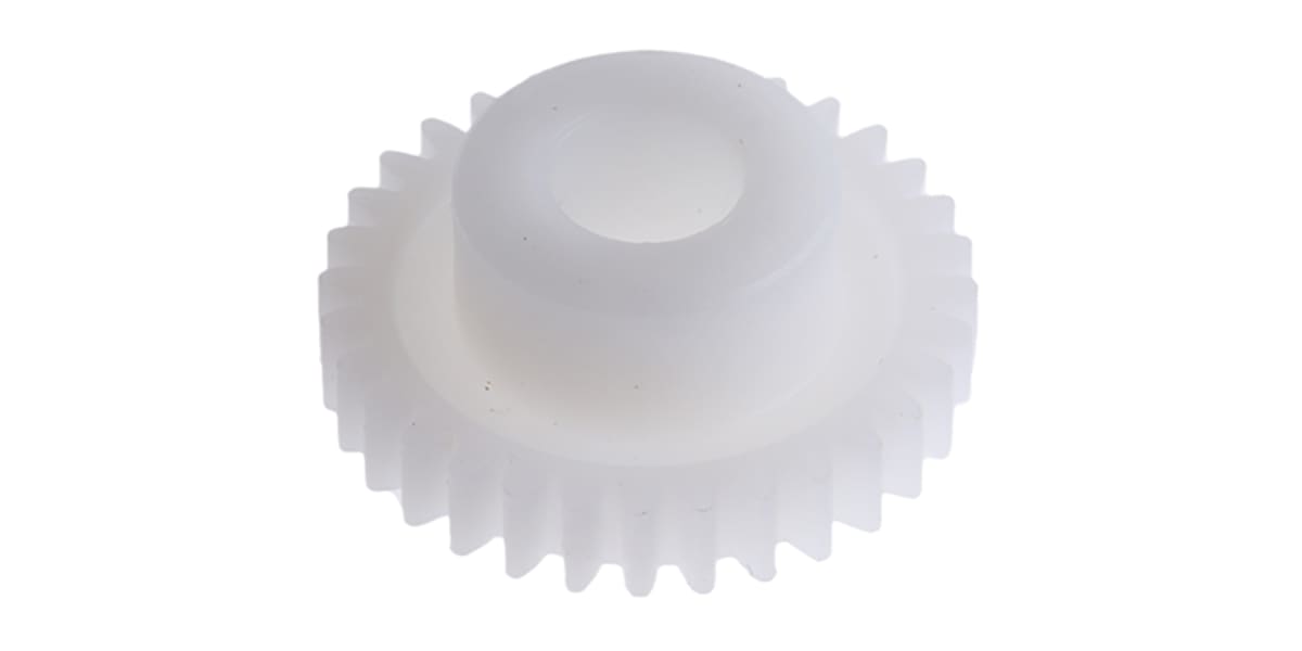 Product image for Delrin spur gear - 0.5 module 32 teeth