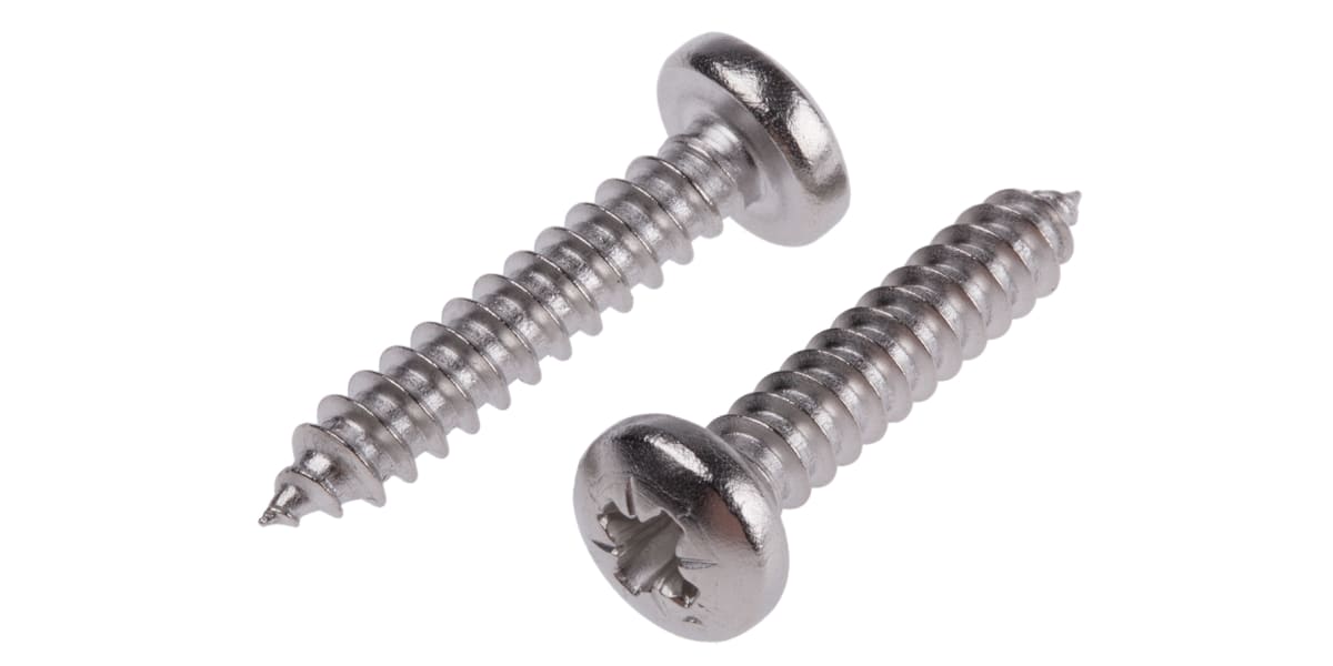 Product image for Cross self tap screw pan A4 No10 x 1in