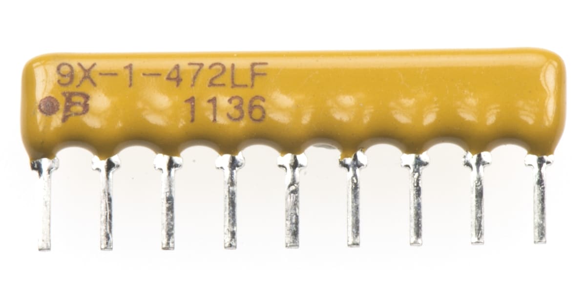 Product image for 8-BUSSED THICK FILM RESISTOR,4K7 1.13W