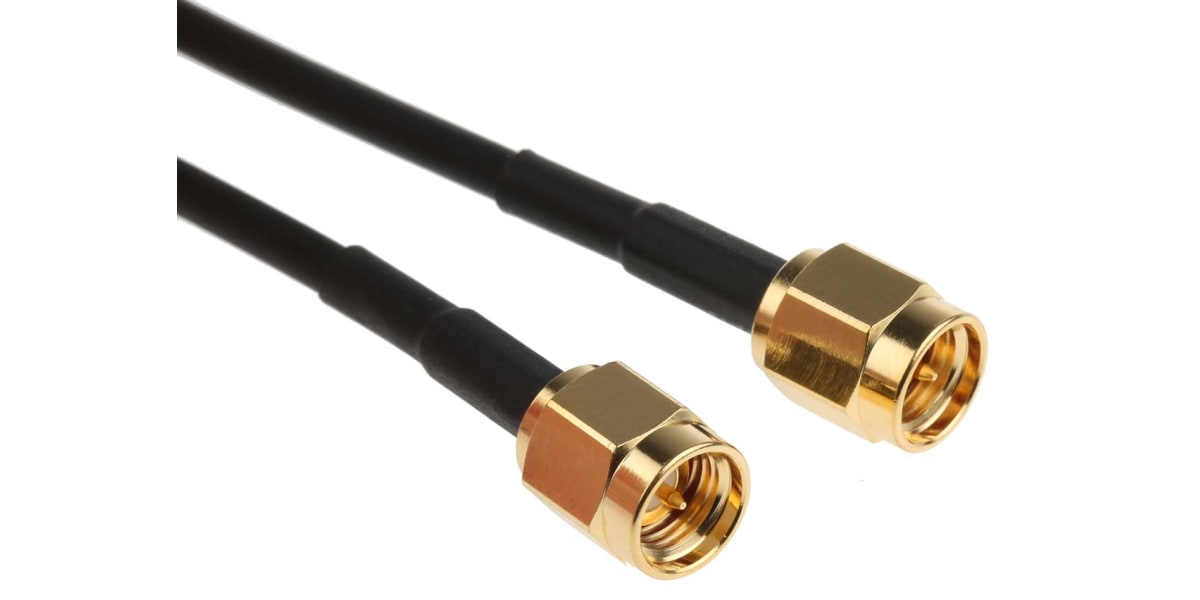 Product image for SMA strt-strt plg RG174 RF cable,0.5m