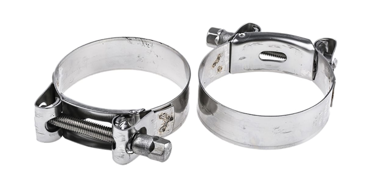 MIKALOR, Stainless Steel, Hex Screw Hose Clip 59 → 63mm ID RS