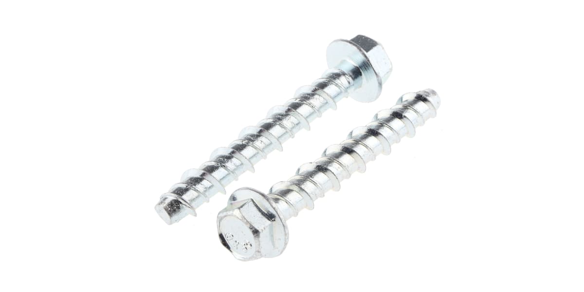 Product image for Steel zinc&clear screwbolt 8x50mm