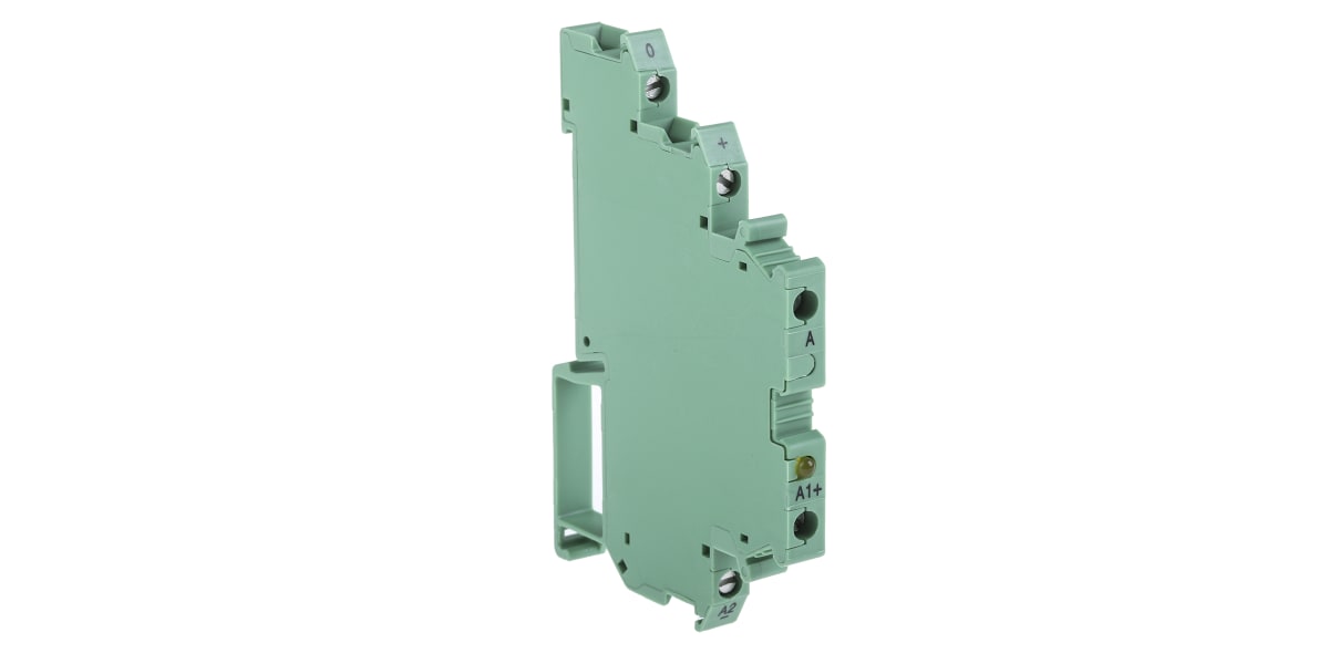 Product image for DIN rail optocoupler, 5Vdc in, 100kHz