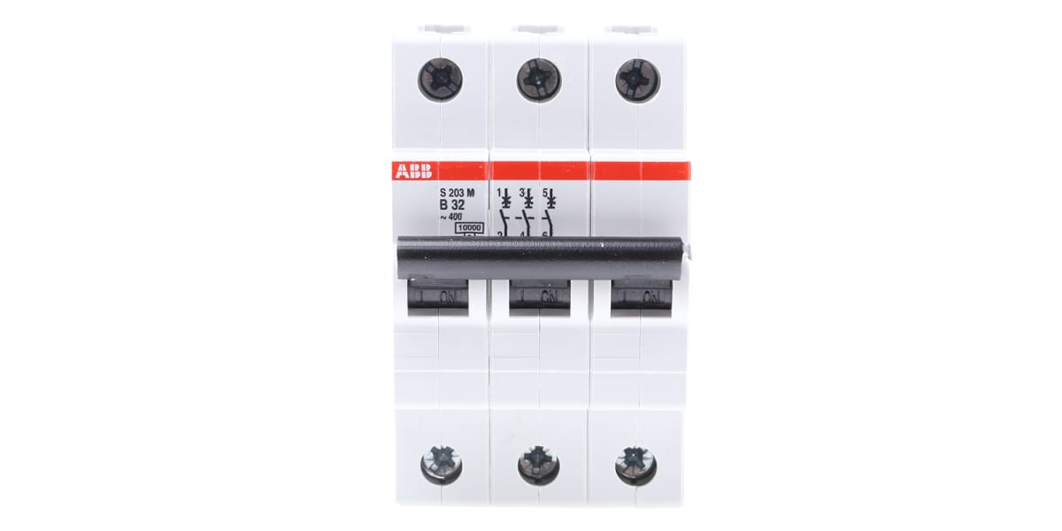 Product image for S200 MCB 32A 3 Pole Type B 10kA