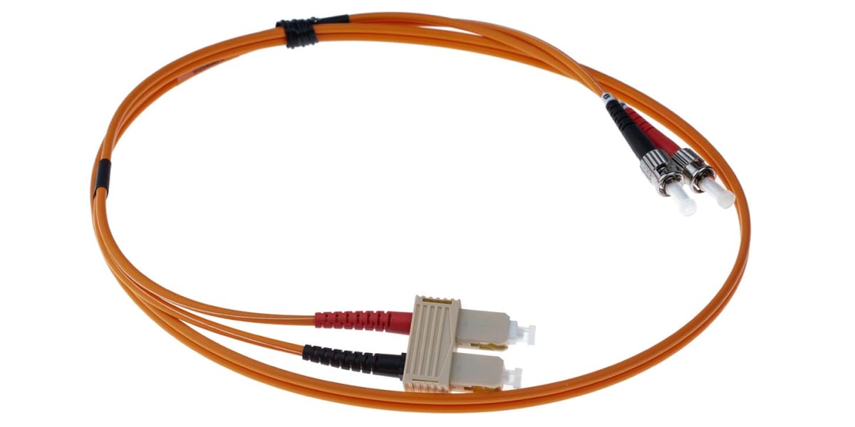 Product image for Duplex ST-SC patch lead,62.5/125um 1m