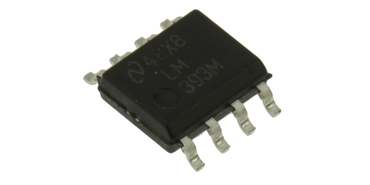 Product image for DUAL COMPARATOR,LM393M SO8 1.3USEC