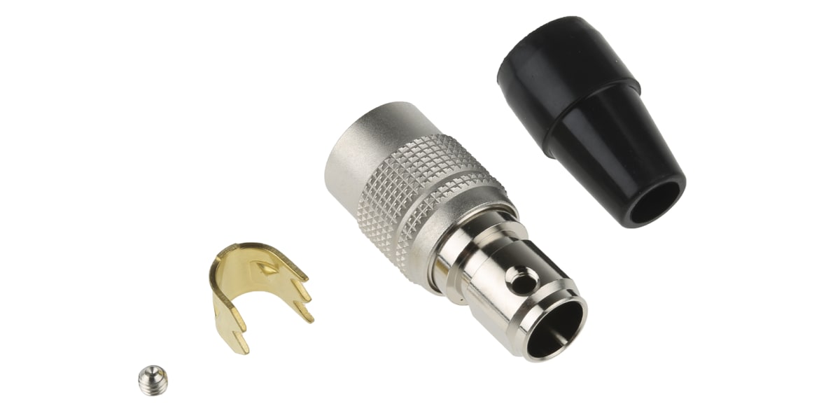 Product image for Hirose Solder Connector, 6 Contacts, Cable Mount Micro