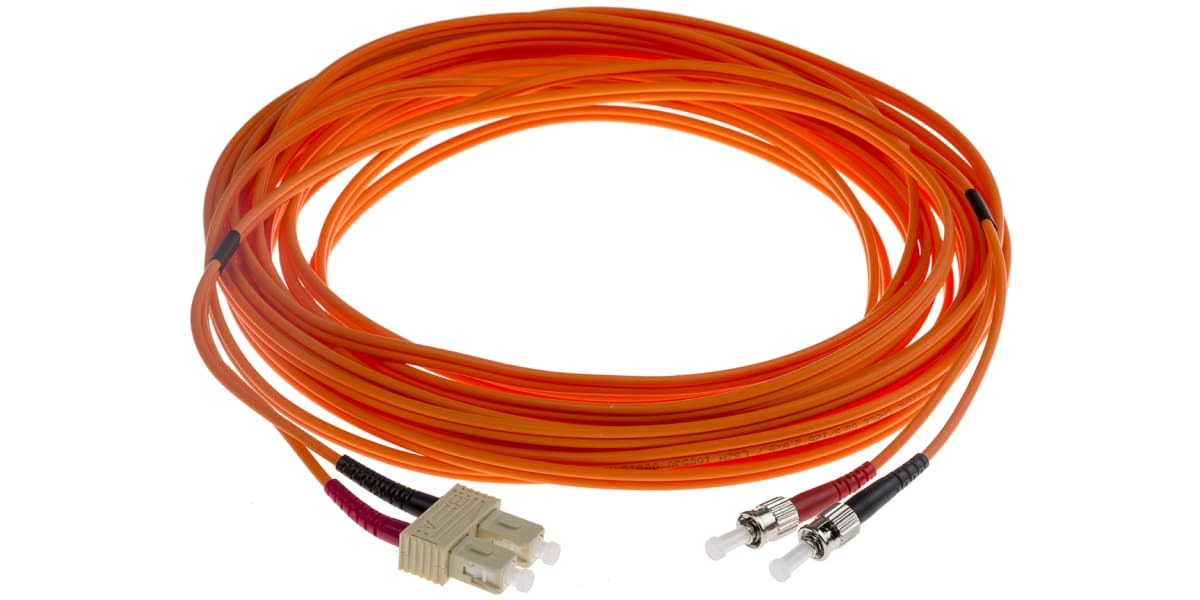 Product image for ST-SC patchlead OM1 Duplex Orange 10m