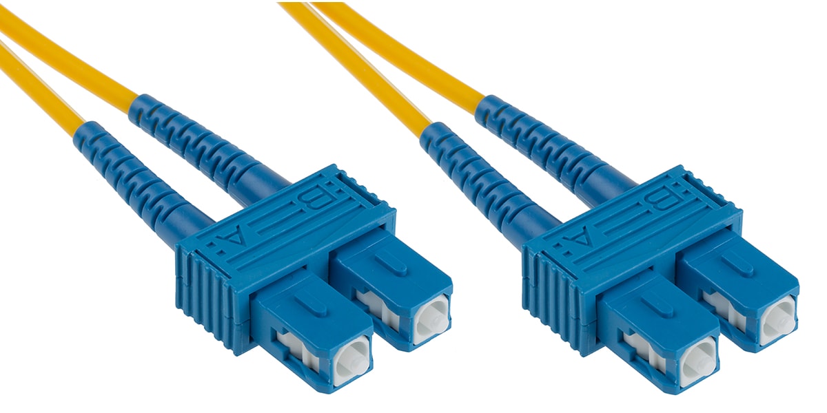 Product image for SC-SC patchlead OS1 Duplex Yellow 5m