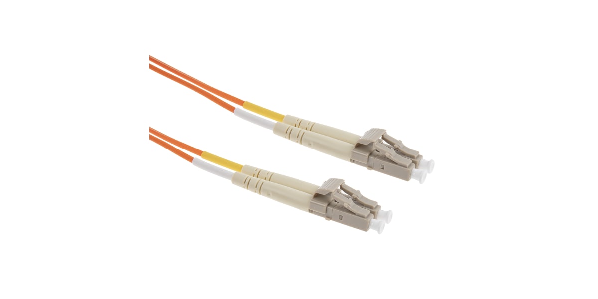 Product image for LC-LC patchlead OM1 Duplex Orange 1m