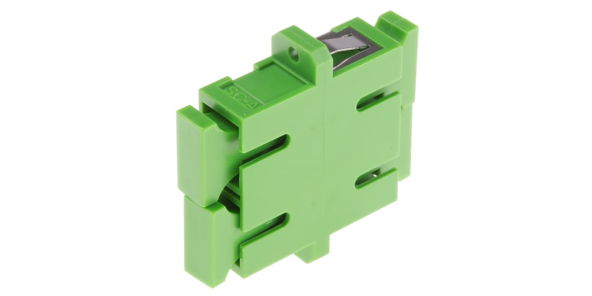 Product image for SC Singlemode Duplex APC Green Adaptor