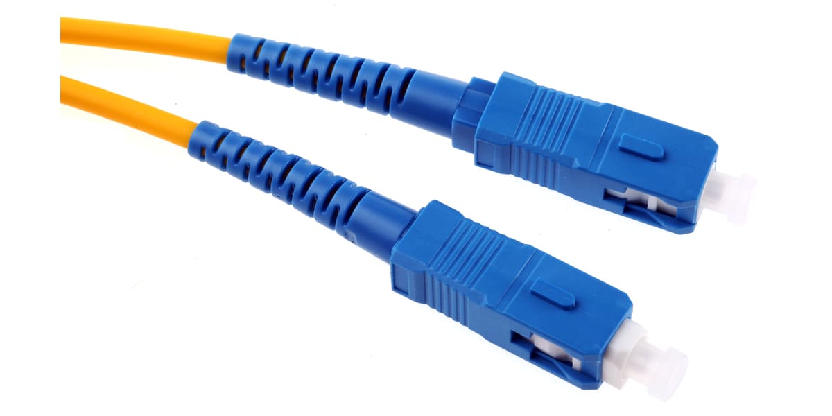 Product image for SC-SC patchlead OS1 Simplex Yellow 1m