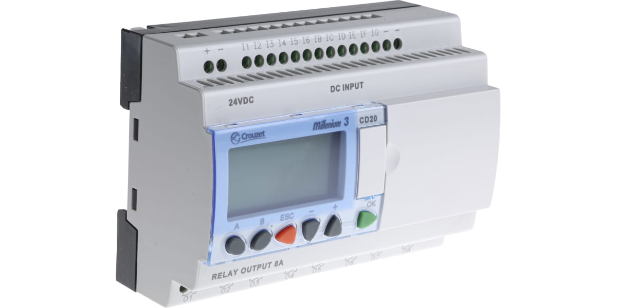 Product image for M3 controller, 20 I/O relay O/P 24Vdc