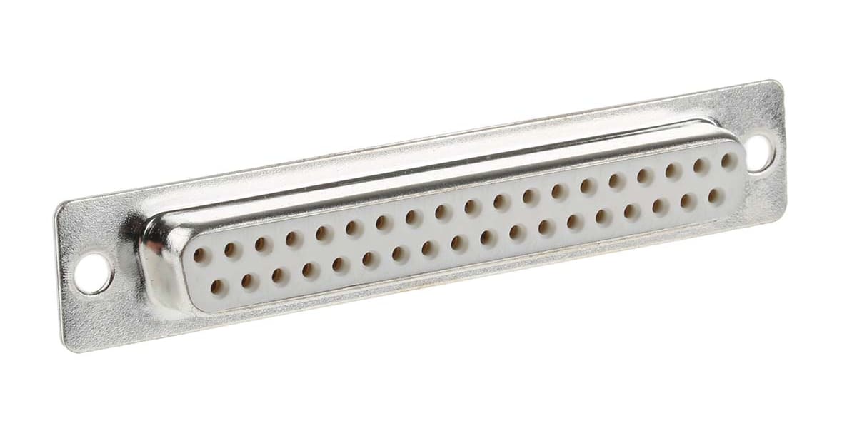Product image for 37 way formed cont straight D skt,500Vac