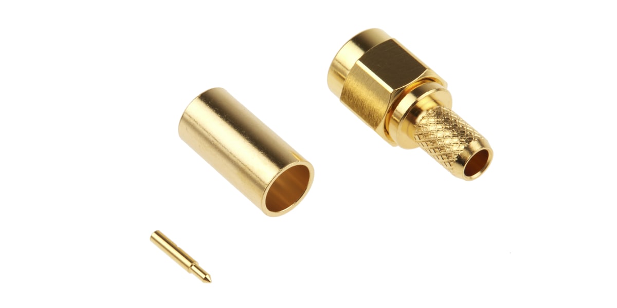 Product image for crimp SMA straight plug - RG58 A cable