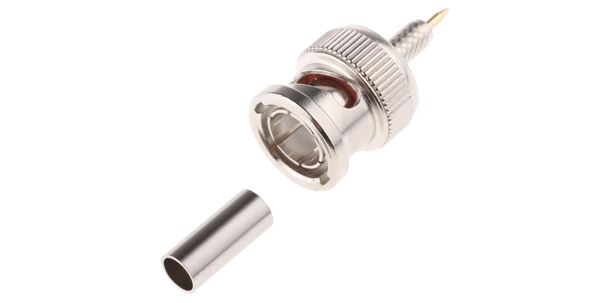 Product image for crimp BNC plug - BT3002 V cable,75ohm