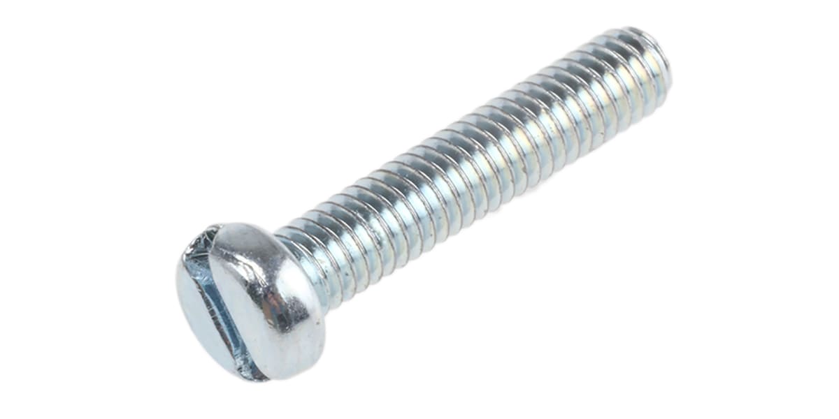 Product image for Slotted cheesehead steel screw M4x20mm