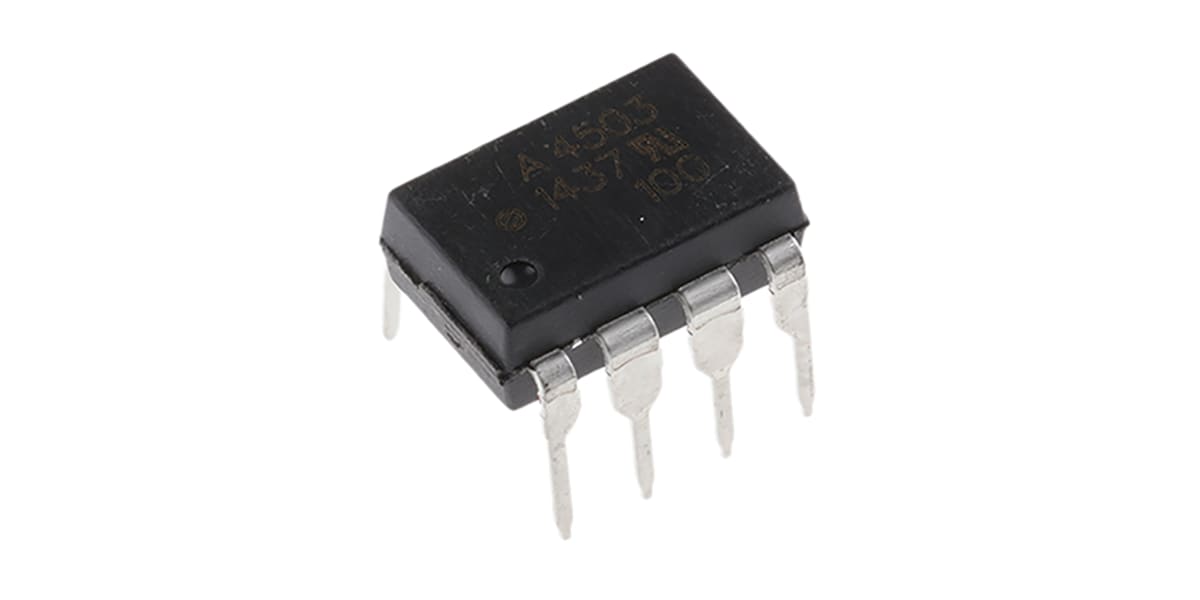 Product image for OPTO-ISOLATOR,HCPL4503 2500VAC/25MA DIP8