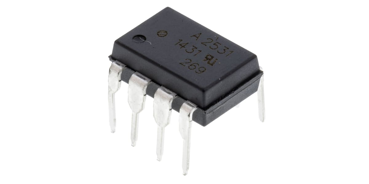 Product image for OPTO-ISOLATOR,HCPL2531 DIP8 1MB/S