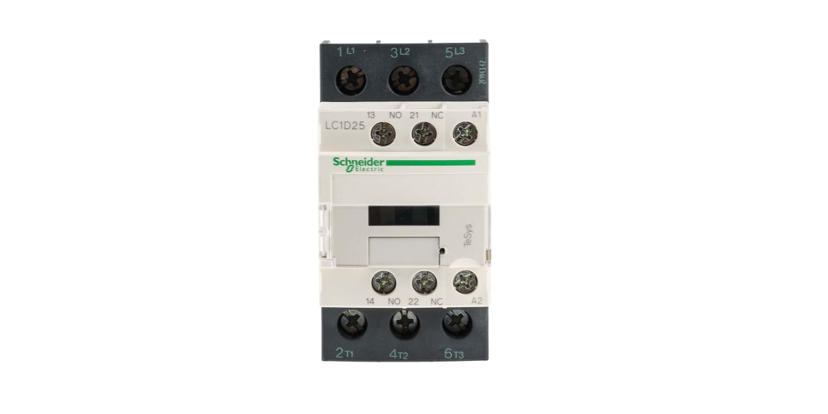 Product image for 3 pole NO coil contactor,25A 220Vac