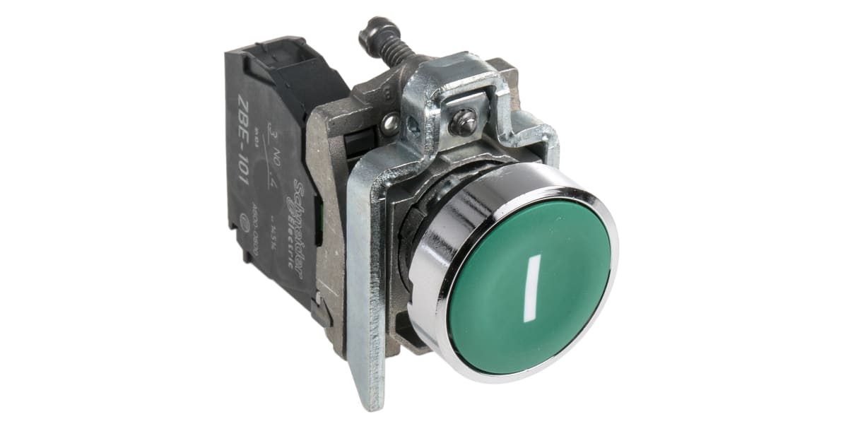 Product image for PUSHBUTTON SWITCH,GREEN,1NO,IP66