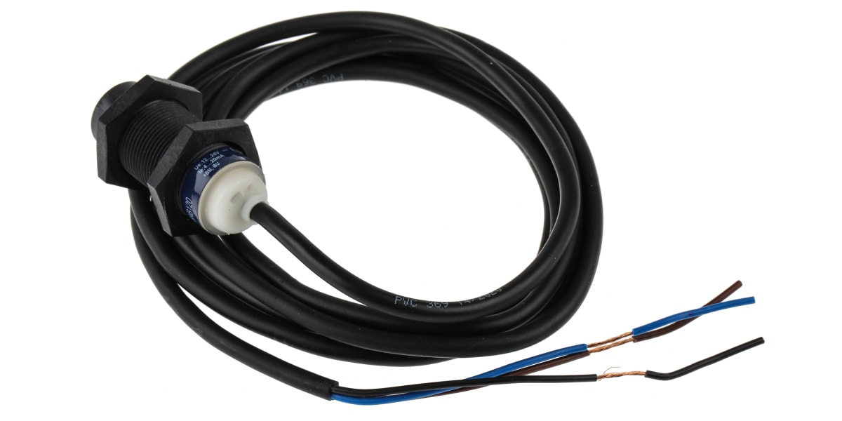 Product image for Inductive sensor, M18, Sr 8mm, PNP,  2m