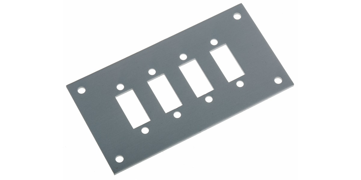 Product image for 4way faceplate for mini skt w/brackets