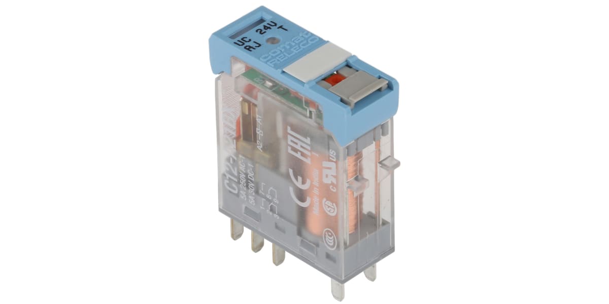 Product image for DPCO TWIN CONTACT RELAY 5A 240AC   +RECT