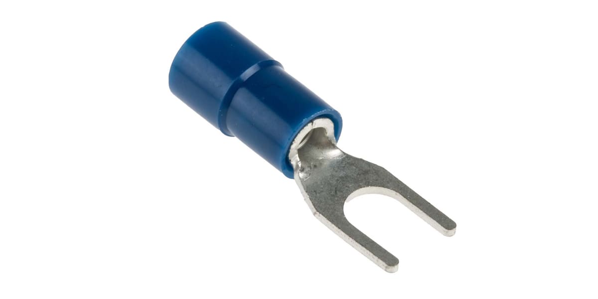 Product image for Blue M4 spade terminal,1.5-2.5sq.mm wire