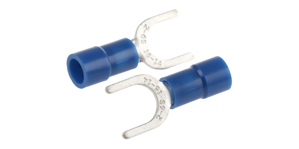 Product image for Blue M6 spade terminal,1.5-2.5sq.mm wire
