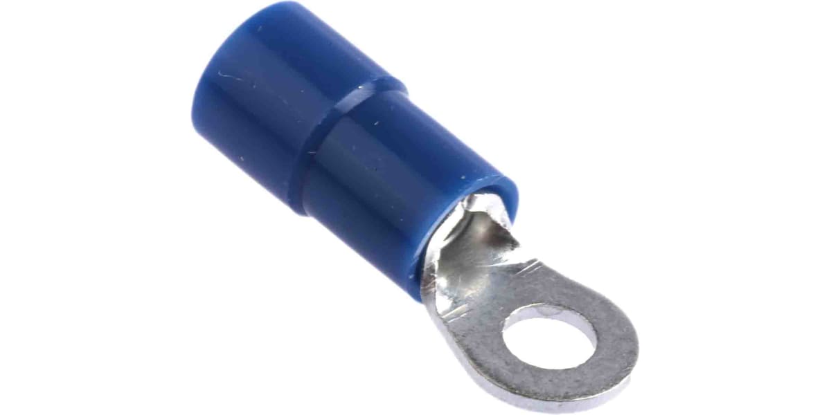 Product image for Blue M3 ring terminal,1.5-2.5sq.mm wire