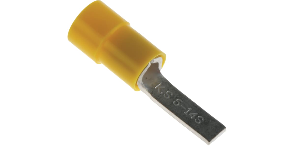 Product image for Yel crimp blade terminal,27x14x4mm