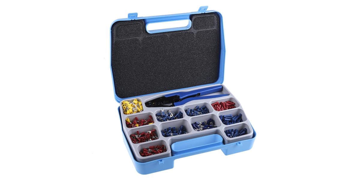 Product image for 800 piece crimp terminal kit with tool